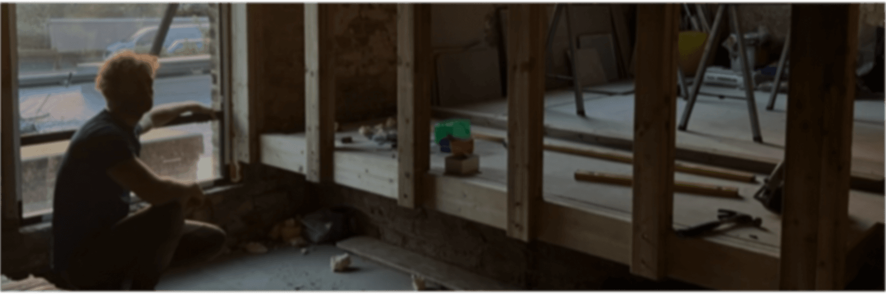 Liam the electrician working on-site in Hampton Hill