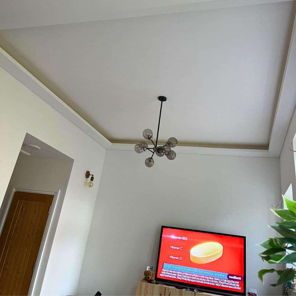 Nordic-style pendant light fitted in a Richmond lounge
